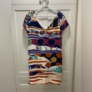 Kenzo striped midi dress